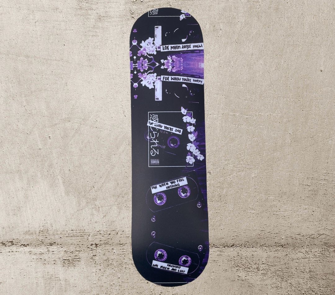 Tabla skateboarding personalizada edición limitada (CASETTE)