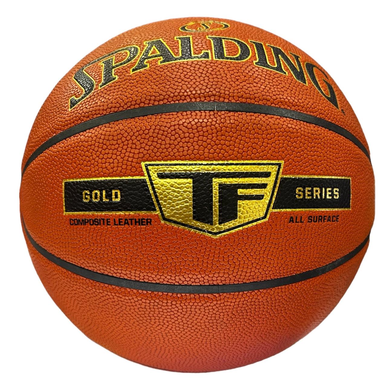 Balon de baloncesto/basquetbol Spalding TF Gold cuero