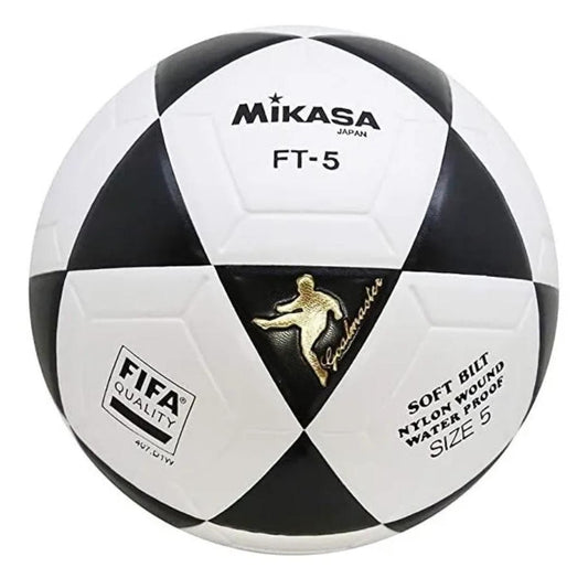 Balón de Futbol Mikasa  FT-5 Clásico Blanco y Negro