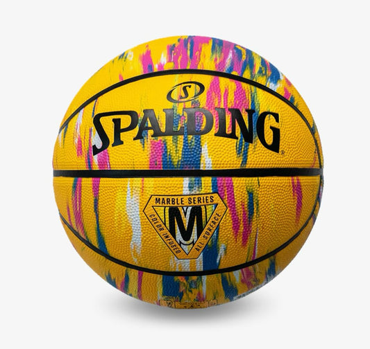 Balon baloncesto spalding Marble special edition Yellow amarillo