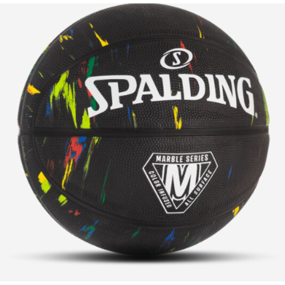 Balon baloncesto spalding Marble special edition black negro