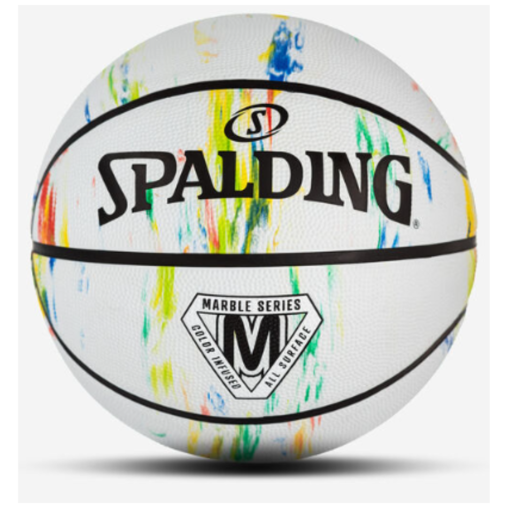 Balon baloncesto spalding Marble special edition White blanco